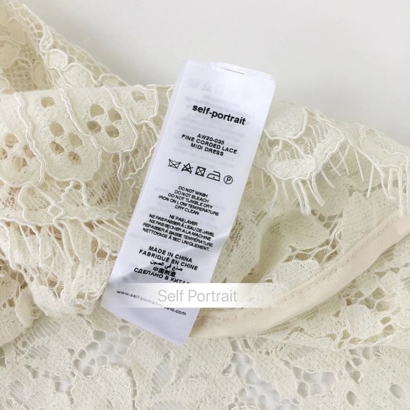 Self Portrait Camellia dress crystal lace UK8 - Picture 12 of 16